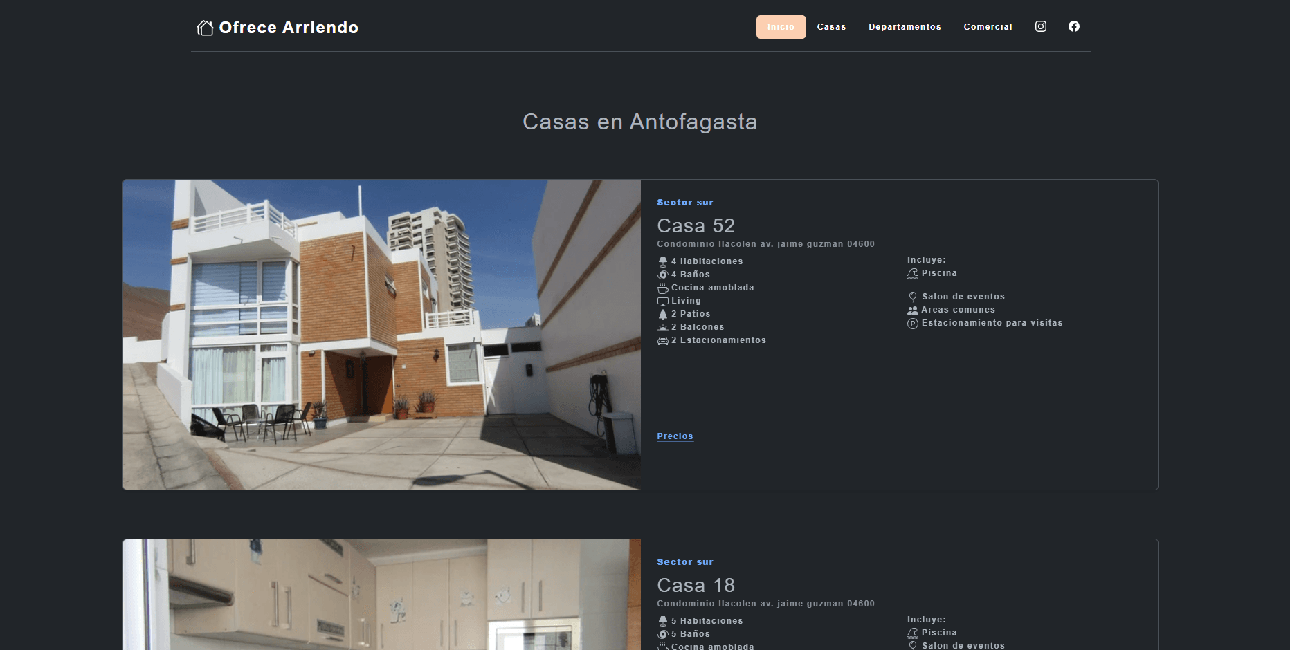 Ofrece Arriendo